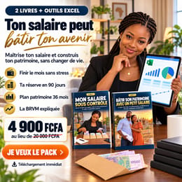 Pack Salaire & Patrimoine : maîtrise ton salaire et bâtis ton patrimoine (2 livres + Excel)