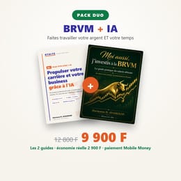 Duo Réussite : BRVM + IA — le pack Argent & Productivité
