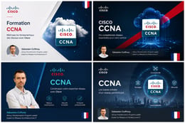 FORMATION COMPLÈTE CISCO CCNA 200-30 2025 Dernière mise a jour  (UN PACK DE 6 FORMATIONS)