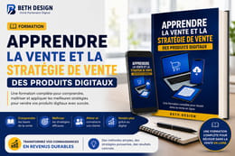 FORMATION COMPLETE, VENTE DES PRODUITS DIGITAUX