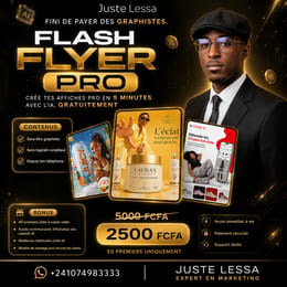 Flash Flyer Pro- Crée des affiches avec l'IA  en 5min gratuitement