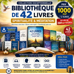 BIBLIOTHEQUE DE 42 LIVRES DE SPIRITUALITES