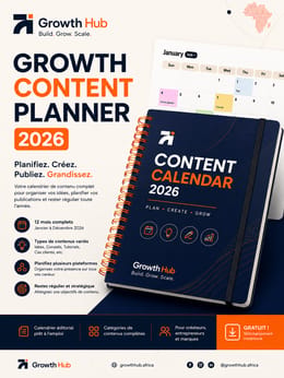 TEMPLATE de CALENDRIER ÉDITORIAL
