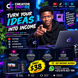 Creator Empire – AI, Content Creation & Automation Masterclass