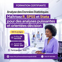 Analyse des Données Statistiques avec R, SPSS et Stata