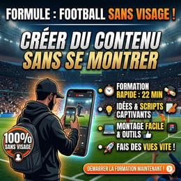 FORMATION CRÉATION DU CONTENU FOOTBALL: generé De 0 à 1000€/Mois facilement