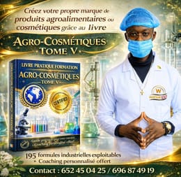 Découvrez 195 Formules Agrocosmétiques dans le Tome 5 Téléchargeable