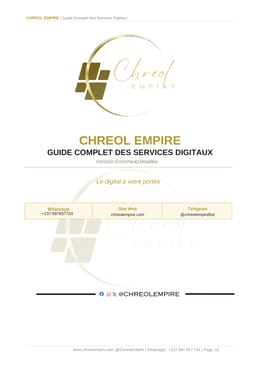 GUIDE COMPLET DES SERVICES DIGITAUX