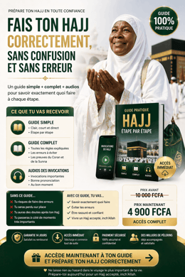 Fais ton Hajj correctement sans confusion et sans erreur
