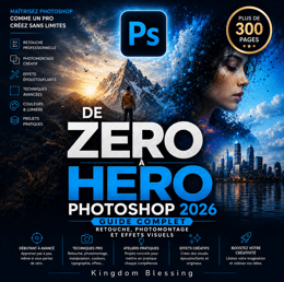 Apprenez Photoshop 2026 - Cours complet 300 pages PDF