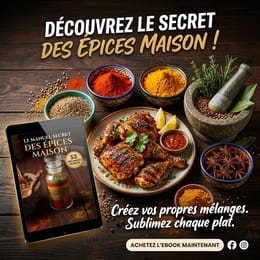 Le Manuel Secret des Épices Maison — 52 Recettes d'Assaisonnements & Formation de Création