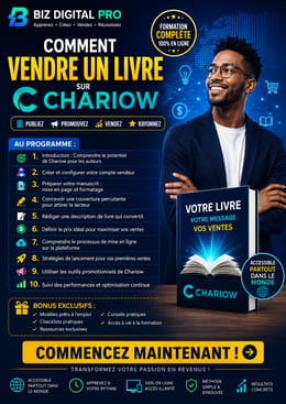 COMMENT VENDRE UN LIVRE SUR CHARIOW
