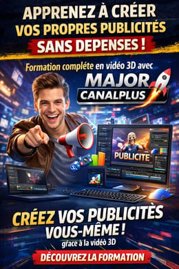 Formation Complète: Devenez Maître des Publicités 3D