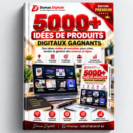 5,000 IDÉES DE PRODUITS DIGITAUX GAGNANTS