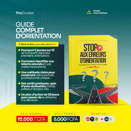 GUIDE COMPLET D'ORIENTATION