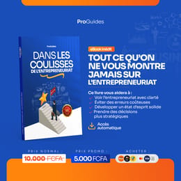 Dans les coulisses de l'entrepreneuriat