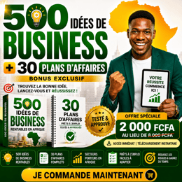 500  BUSINESS RENTABLE en Afrique