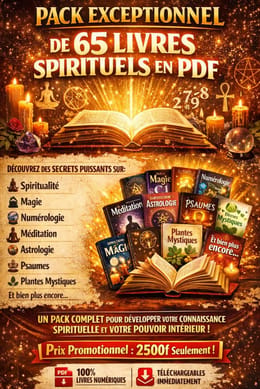 Pack de 65 livres spirituels
