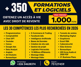 +350 formation et logiciel