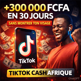 Génère jusqu’à 300 000 FCFA en 30 jours avec TikTok, sans montrer ton visage depuis l’Afrique