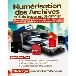 Devenez un Expert de la Numérisation des Archives (56 Outils Prêts à l'Emploi)