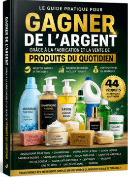 GAGNEZ DE L'ARGENT EN FABRIQUANT ET EN VENDANT DES PRODUITS DU QUOTIDIEN