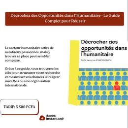 Décrocher des opportunités dans l'humanitaire