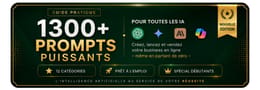 + 1300 prompts puissants chat GPT pro