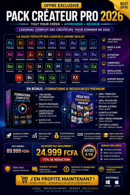 PACK  ADOBE MASTER COLLECTION 2025 & 2026
