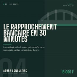 LE RAPPROCHEMENT BANCAIRE EN 30 MINUTES
