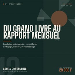 DU GRAND LIVRE AU RAPPORT MENSUEL