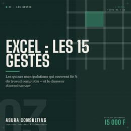 EXCEL : LES 15 GESTES
