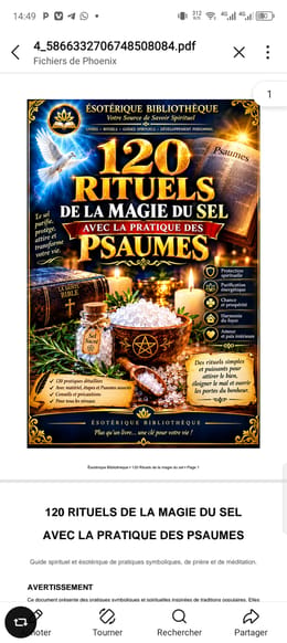 ♨️ 120 RITUELS DE LA MAGIE DU SEL AVEC LA PRATIQUE DES PSAUMES
