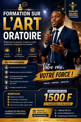 FORMATION SUR L'ART ORATOIRE