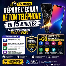 Changer l'écran de votre Android à la maison en seulement 15 minutes sans dépenser plus de 10 000 F