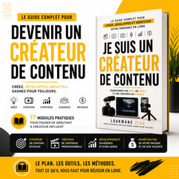 JE SUIS UN CRÉATEUR DE CONTENU