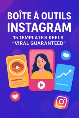 BOITE A OUTILS INSTAGRAM : 15 Templates Reels "Viral Guaranteed"