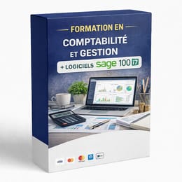 FORMATION EN COMPTABILITÉ ET GESTION + LOGICIELS SAGE 100 I7