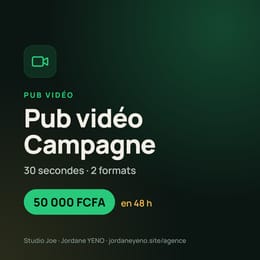 Pub vidéo Campagne : 30 secondes, 2 formats