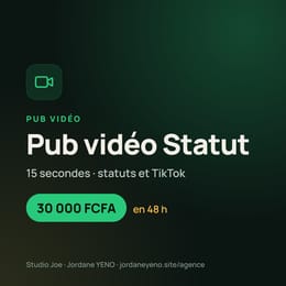 Pub vidéo Statut : 15 secondes en 48 h