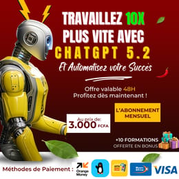 CHAT GPT-5 ABONNEMENT AUTHENTIQUE MENSUEL