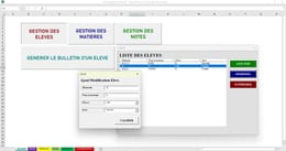 Suivi des notes simplifié – Excel rapide pour bulletins scolaires