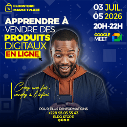 Formation en création et vente des produits digitaux