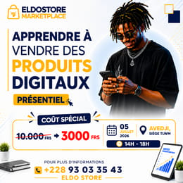 Formation en création et vente des produits digitaux (Spécial TLWM)