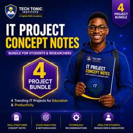 4 Trendy AI | Tech Project Ideas & Concept Notes Bundle for Final Year Students
