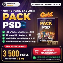 PACK 50 MODELE AFFICHES + LOGO CHRETIENS MODIFIABLES