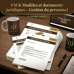PACK Modèles et documents juridiques – Gestion du personnel (PDF)