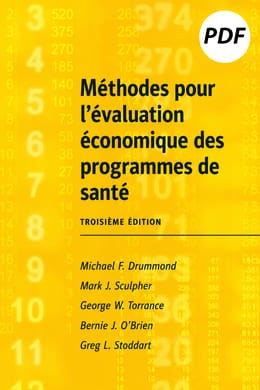 Méthodes pour l'Évaluation Économique des Programmes de Santé – 3ᵉ Édition (PDF)