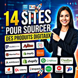 14 SITES DE PRODUITS DIGITAUX