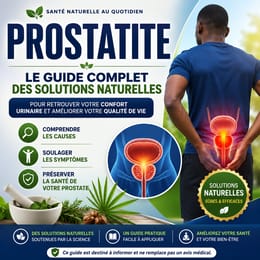 Prostatite : Le Guide Complet des Solutions Naturelles pour Retrouver votre Confort Urinaire